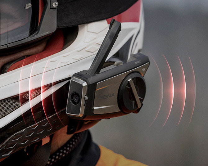 Sena 50C – Premium Mesh Intercom with Built-in 4K Camera