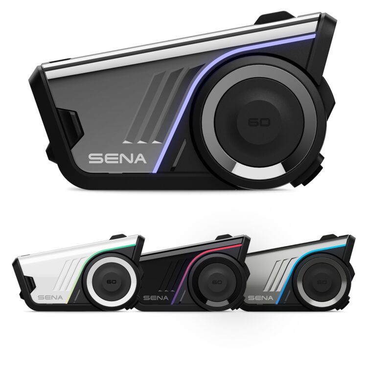Sena 60S Wave Motorcycle Bluetooth Intercom – Single Pack
