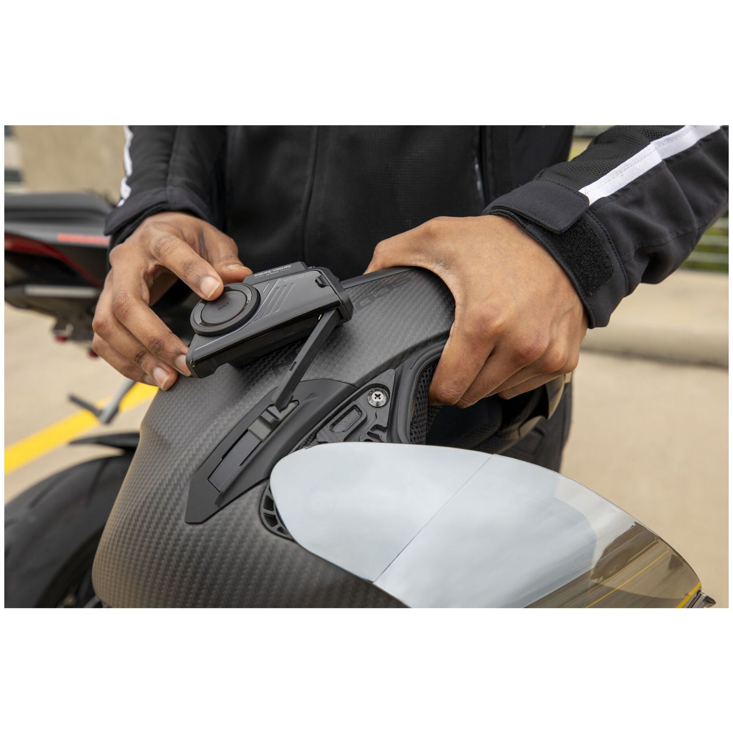 Sena 60S Wave Motorcycle Bluetooth Intercom – Single Pack